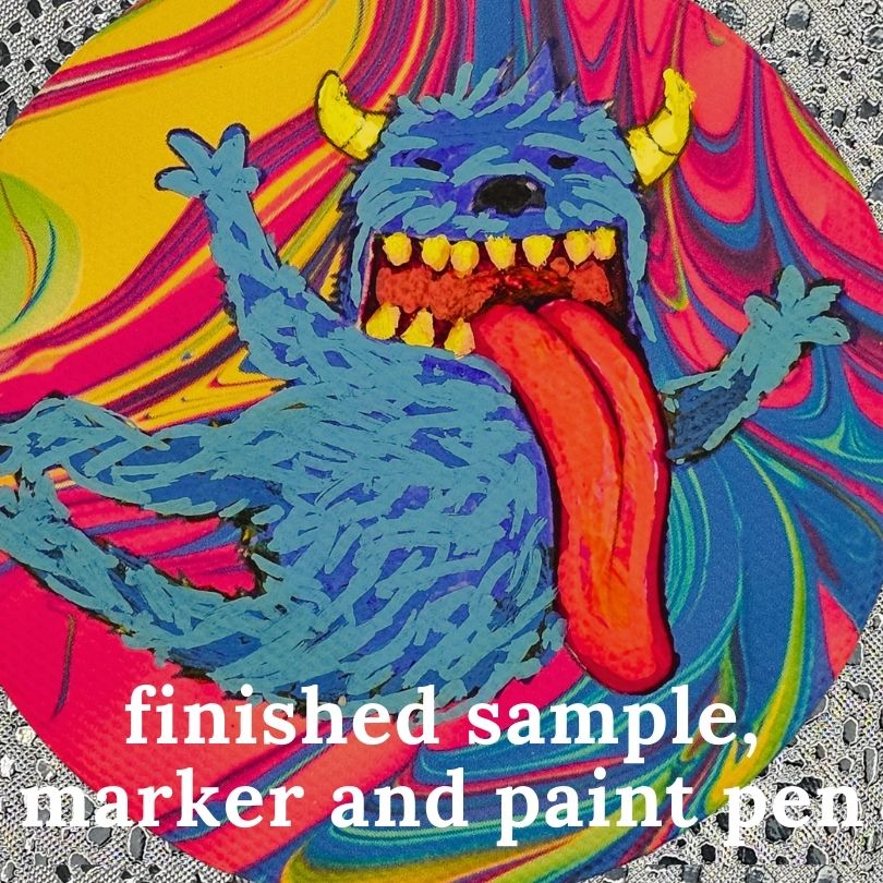 FUN MONSTER 3-inch DIY magnetic creative canvas