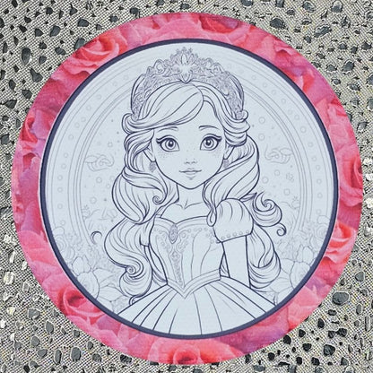 PRETTY PRINCESS 3-inch DIY magnetic creative canvas